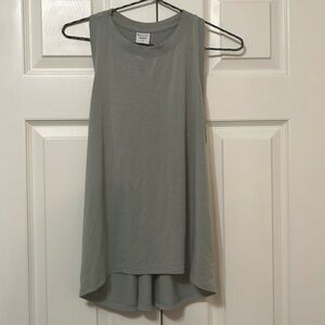 Sage green Athleta high-low tank